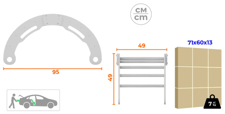 Арка-качалка Eco 5 из серии Пиклер Romana