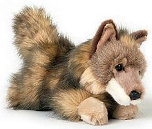 Игрушка мягкая Койот лежащий 20 см LEOSCO