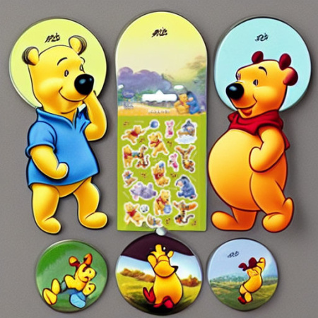 Мягкие магнитики ВИННИ ПУХ Jiri Models