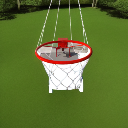 Кольцо баскетбольное с сеткой d=295 мм