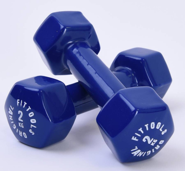 Гантель в виниловой оболочке 2 кг Original Fit.Tools