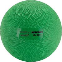 Мяч для фитнеса утяжеленный HEAVYMED 10 см 500 г зеленый Ledraplastic