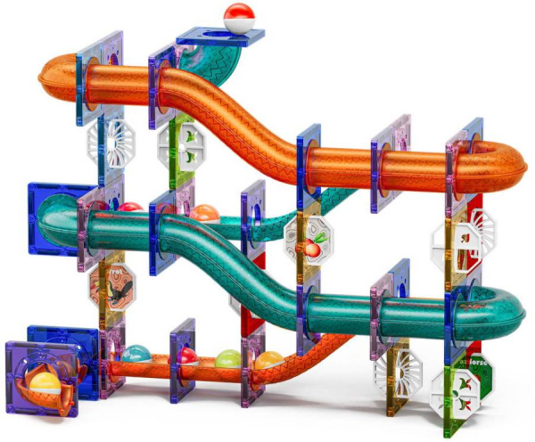 Магнитный конструктор с шариками 111 деталей PITUSO