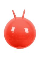 Мяч Прыгун 50 см с рожками красный