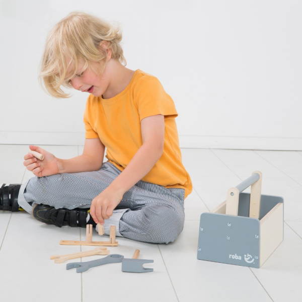 Игровой набор инструментов в ящике Roba