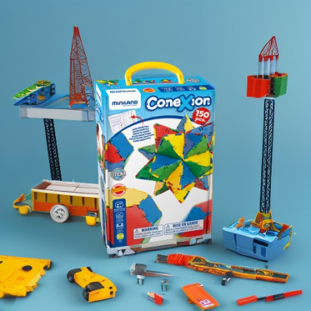 Конструктор Конэкшн (150 деталей) в чемоданчике