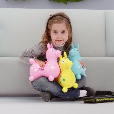 Мяч для реабилитации надувной РОДИ ДЖУНИОР, желтый Ledraplastic