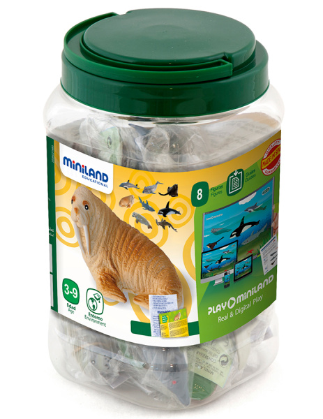 Морские животные, 8 фигурок Miniland