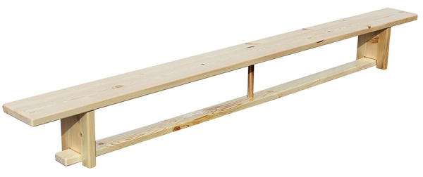 Скамья гимнастическая 2,8 м на деревянных ножках ZSO