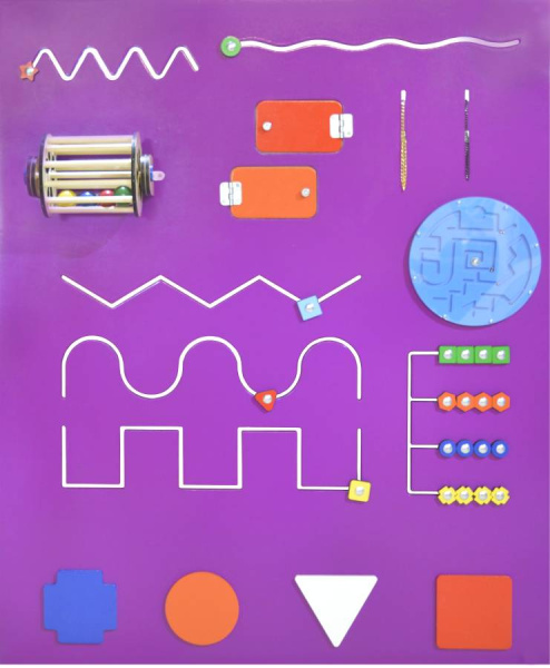 Набор развивающих настенных панелей Готовимся к школе, 4 штуки Romsens