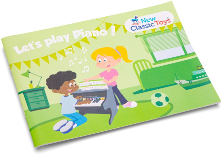 Игрушка музыкальная Пианино белое New Classic Toys