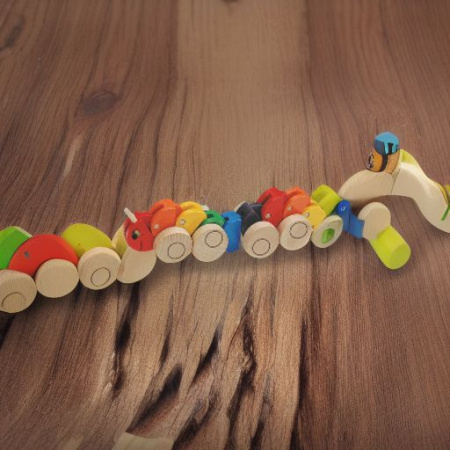 Сороконожка деревянная Woody