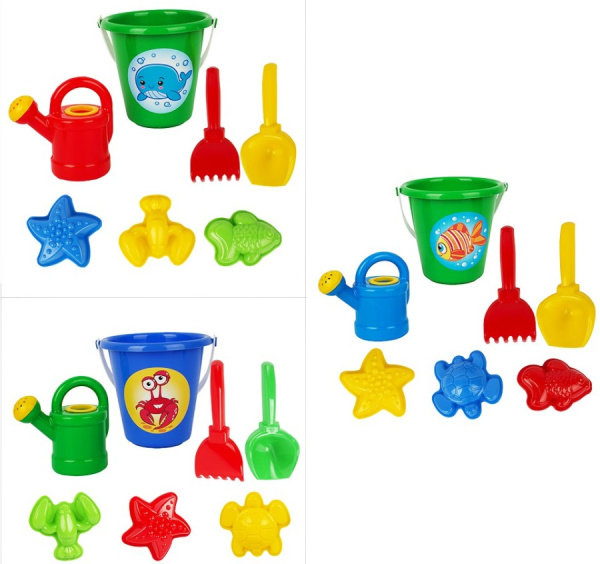 Песочный набор Дружок 7 предметов СТРОМ