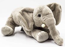 Игрушка мягкая Cлоненок лежащий 23 см LEOSCO