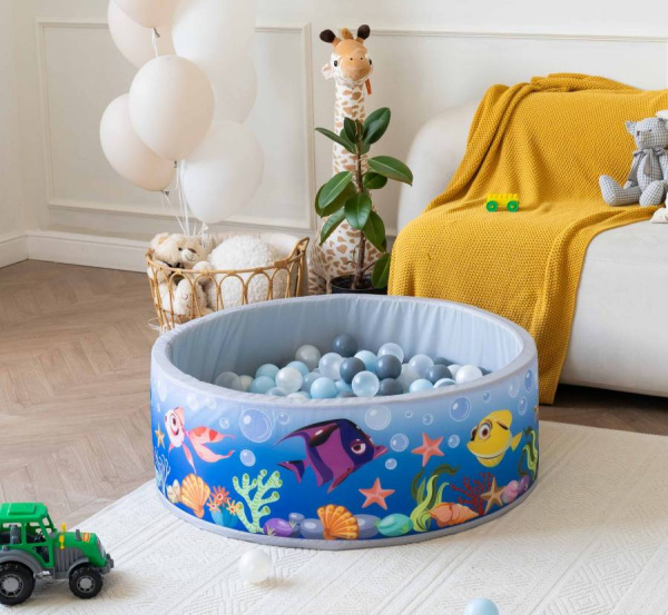 Сухой бассейн Romana Мир приключений Аквариум, 150 шариков