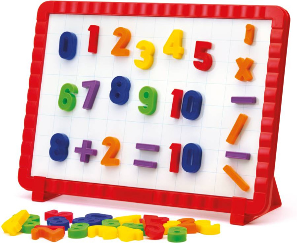 Магнитные цифры с доской Quercetti