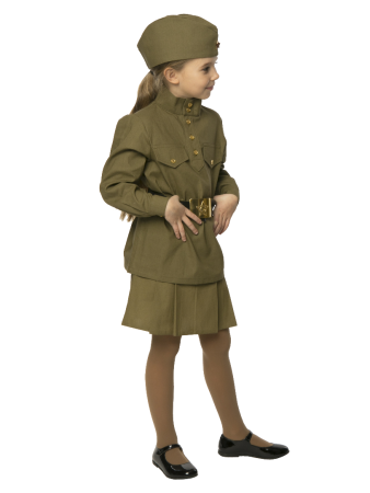 Гимнастерка с юбкой, рост 140-146 Вестифика