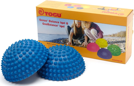 Массажная балансировочная полусфера TOGU Senso Balance Hedgehog 16 см, 2 штуки