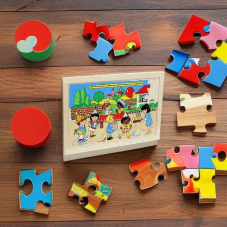 Пазл деревянный День Рождения ЛЭМ