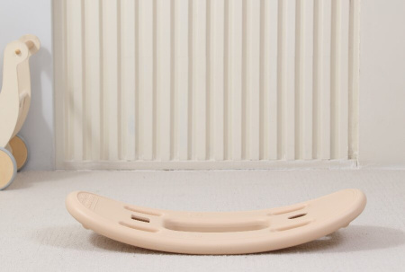 Лошадка-качалка-беговел UNIX Kids бежевая