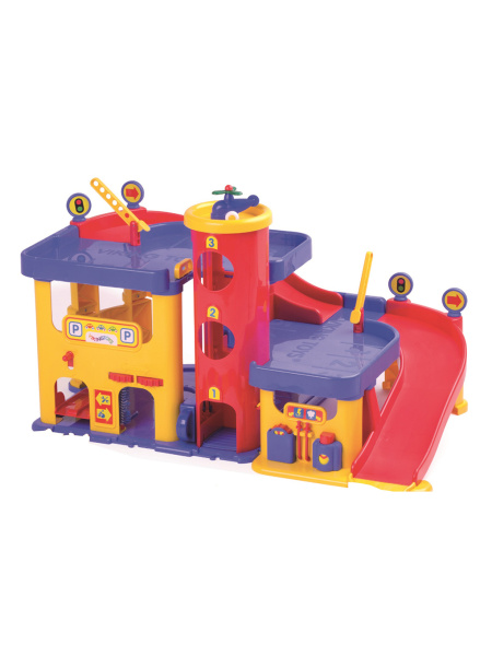 Гараж 3-х уровневый с машинками