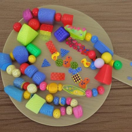 Бусины для нанизывания ДЕТСКИЕ МОТИВЫ Woody