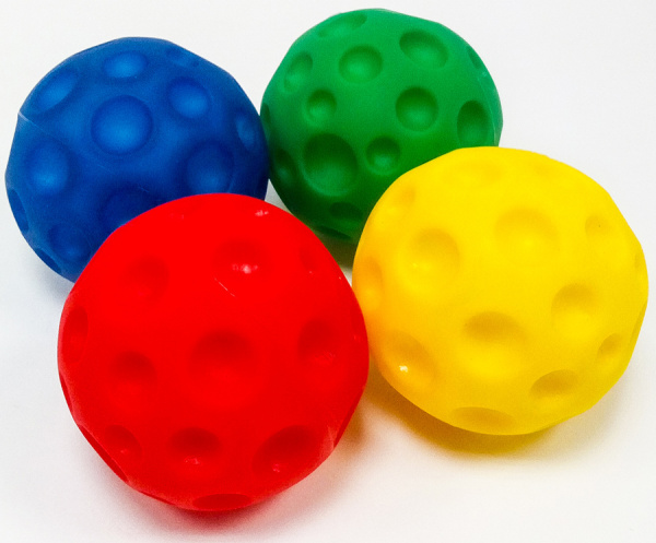 Мяч массажный с выемками 10 см, 1 штука Тех-пласт