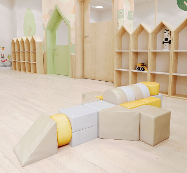 Мягкие игровые блоки Звездолет 2 Pastel Romana