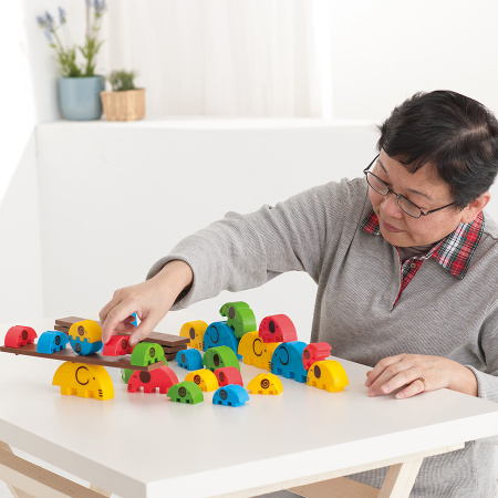 Конструктор Цирковые слоники, 32 детали Weplay