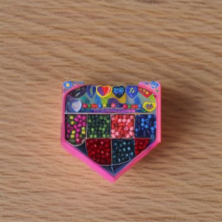 Бусины для нанизывания СЕРДЕЧКИ Woody