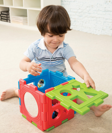 Развивающий куб Познай-ка, 12 предметов Weplay