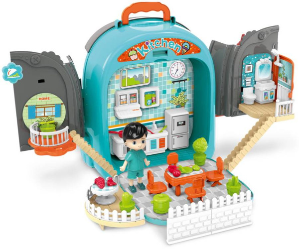 Игровой набор Кухня в чемоданчике 2 в 1 PITUSO