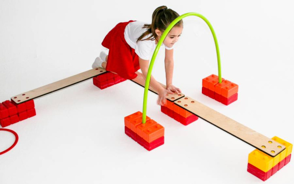 Балансировочная дорожка (3 доски, 4 кирпича) Тех-пласт