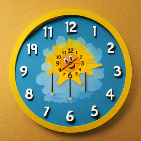 Часы настенные СОЛНЫШКО Pomy Toys