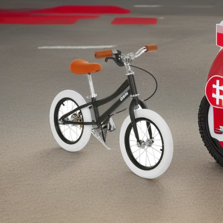 Беговел Orbita с тормозом и подножкой