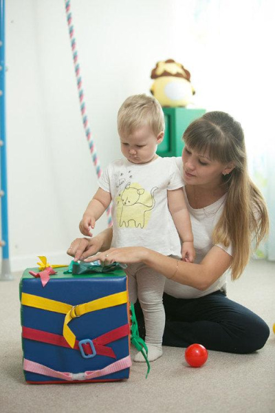 Мягкий развивающий Кубик Умные ладошки Romana