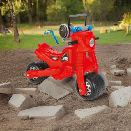 Каталка Cross Moto красная Pilsan