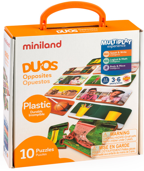 Игра-пазл Противоположности, 20 элементов Miniland
