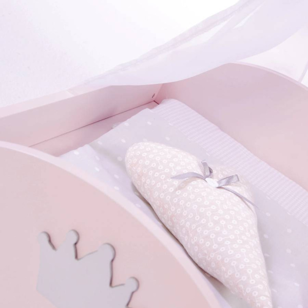 Кукольная колыбель Принцесса Софи розовая Roba