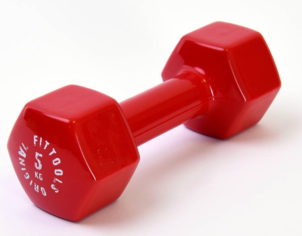 Гантель в виниловой оболочке 5 кг Original Fit.Tools