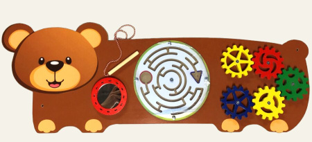 Развивающая панель Медведь Romsens