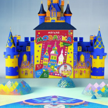 Мягкая мозаика-коллаж ЗАМОК Vladi Toys