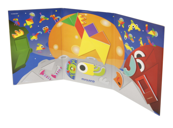 Головоломка Танграм с магнитной доской