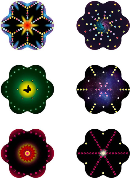 Мозаика-шнуровка Creativo String Art Мандала Quercetti