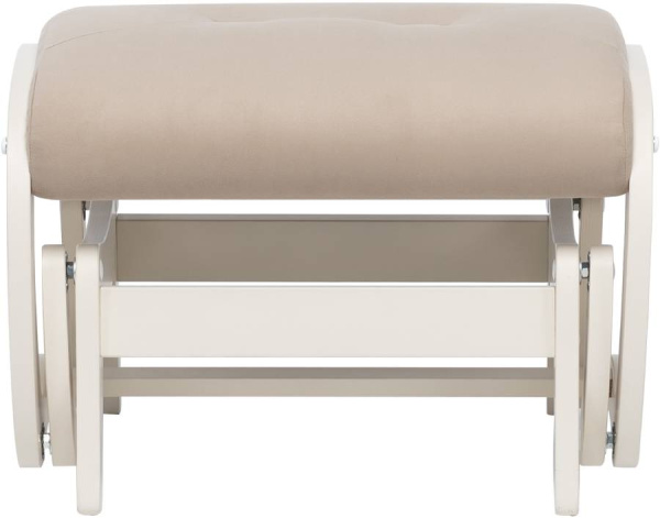 Пуф-глайдер Milli Кьяра (слоновая кость, ткань V18)