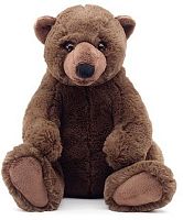 Игрушка мягкая Медведь коричневый 27 см (супермягкий мех) LEOSCO