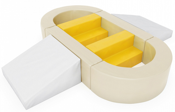 Мягкие игровые блоки Самолет Pastel Romana