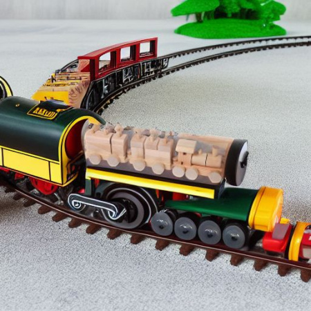 Паровозик-конструктор ТД Дворики