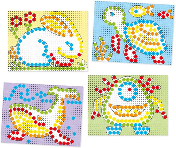 Мозаика FantaColor 10 мм 150 деталей Quercetti