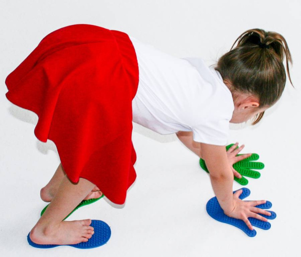 Следочки массажные Ладошки и ступни, по 4 пары Тех-пласт